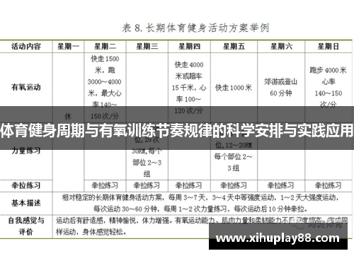 体育健身周期与有氧训练节奏规律的科学安排与实践应用